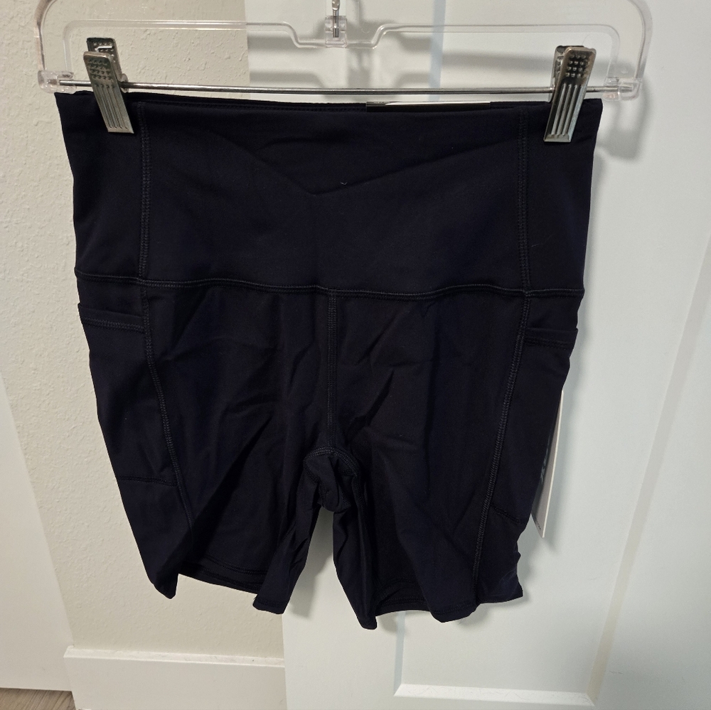 Women's Black Exercise Shorts